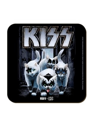 Creatures Of The Night KISS X Horror Cats Coaster