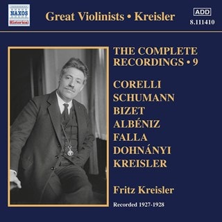 Fritz Kreisler: The Complete Recordings: Recorded 1927 - 1928 - Volume 9