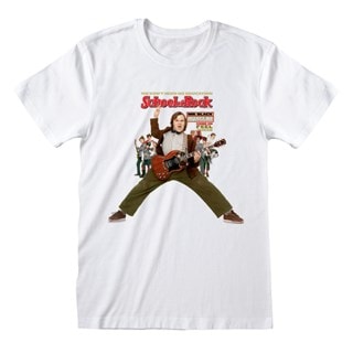 Poster School Of Rock White Tee