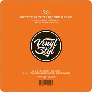 Lasgo 50 Pack 12" Vinyl Sleeves
