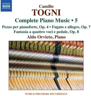 Camillo Togni: Complete Piano Music - Volume 5