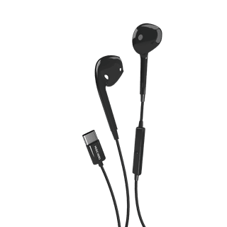 Music Hero Tubb Black Usb-C Earphones