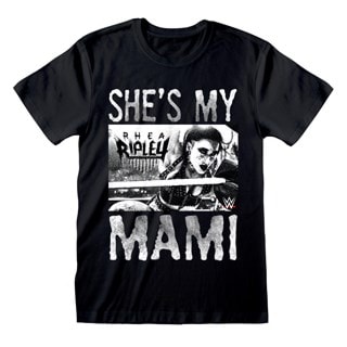She's My Mami Rhea Ripley WWE Black Tee
