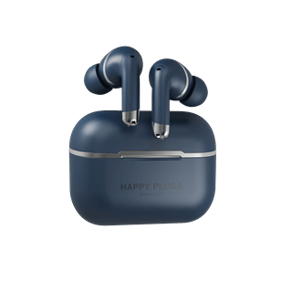 Happy Plugs Air 1 Blue True Wireless Active Noise Cancelling Bluetooth Earphones