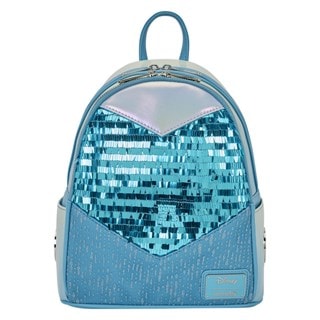 Frozen Elsa Glitter Sequin Cosplay Loungefly Mini Backpack