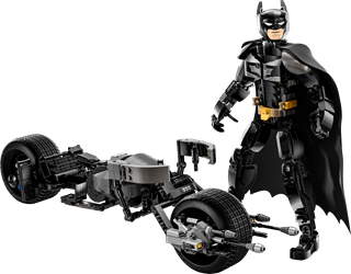 Batman & Bat Bike Construction Figure DC LEGO