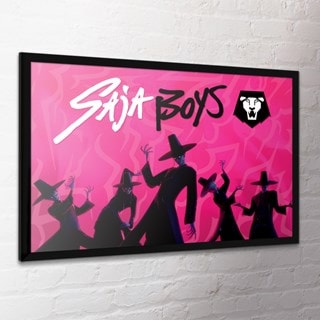 Your Idol Saja Boys K-Pop Demon Hunters 60cm x 90cm Framed Maxi Poster