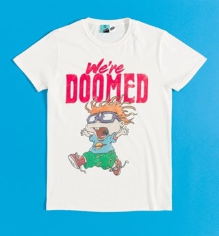 Chuckie We Are Doomed Rugrats hmv Exclusive White Tee