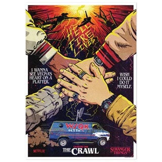 The Crawl Stranger Things 5 A3 Art Print