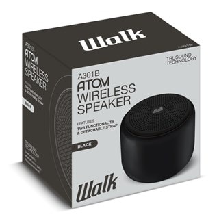 Walk Audio Atom Black Bluetooth Speaker