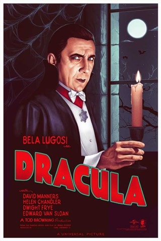 Universal Monsters Dracula Sara Deck 61cm x 91cm Fine Art Poster