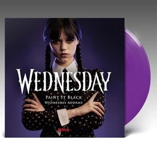 Paint It Black (Wednesday Theme Song) - Purple 7" Vinyl