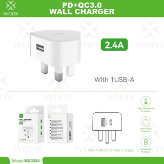 Woox USB Wall Plug
