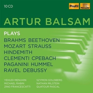 Artur Balsam Plays: Brahms/Beethoven/Mozart/Strauss/Hindemith/...