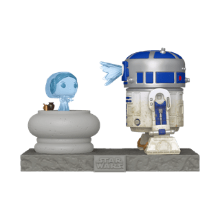 R2-D2 And Princess Leia Hologram 766 Star Wars Funko Pop Vinyl Deluxe