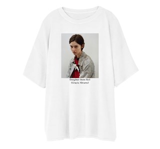 Gracie Abrams Daughter From Hell Album Cover White Tee