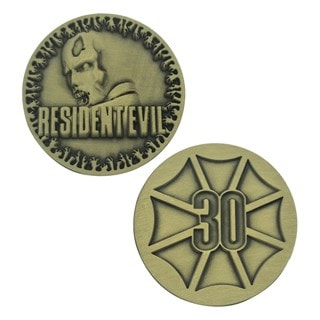Resident Evil 30th Anniversary Antique Brass Presentation Coin