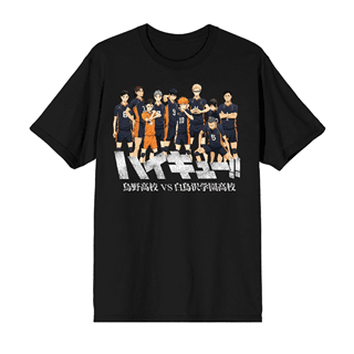 Haikyuu Karasuno Black Tee
