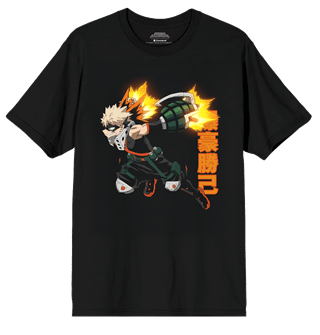My Hero Academia Bakugo Black Tee