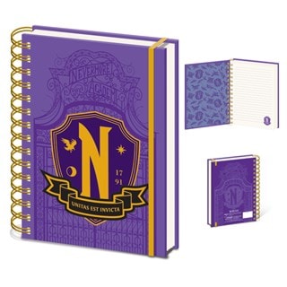 Nevermore A5 Wiro Notebook Wednesday Stationery
