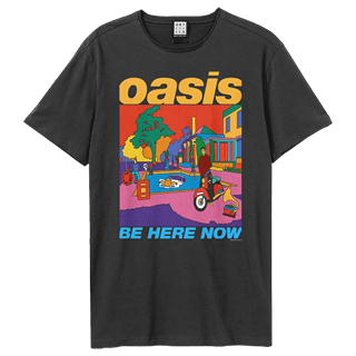 Be Here Now Colour Oasis Charcoal Tee