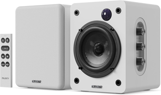 Majority D50X White Bluetooth Bookshelf Speakers