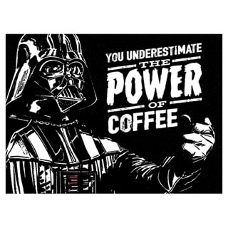 Power Of Coffee Star Wars Canvas Print 60 x 80cm
