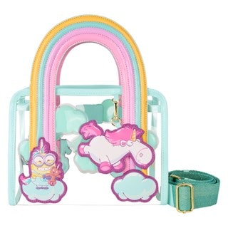 Fluffy Unicorn Minions Loungefly Tote Bag