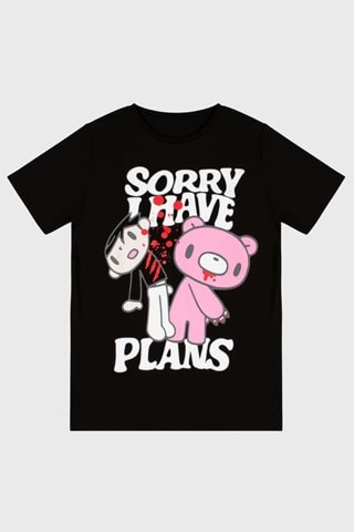 I Have Plans Black Gloomy Bear