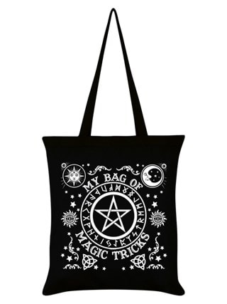 My Bag Of Magic Tricks Black Tote Bag