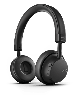 Jays A-Seven Black Bluetooth Headphones
