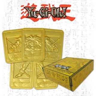 Exodia The Forbidden One 24K Gold Plated Ingot Set Yu-Gi-Oh! Collectible