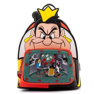 Disney Villains Queen Of Hearts Scene Series Mini Backpack Loungefly