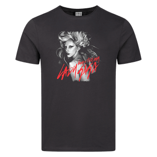 Lady Gaga Born This Way Charcoal Tee