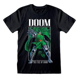 Face Of Doom Dr Doom Black Tee