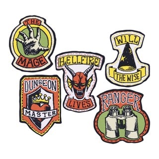 Stranger Things 5 Fabric Patch Set