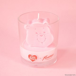 Fuzzy Wuzzy Cheer Bear  Care Bears x Flamingo Candle 3D Icon