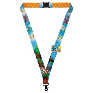 Sonic The Hedgehog Lanyard & Pin Badge Set