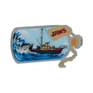 Ship In Bottle Jaws 50th Anniversary Pin Badge