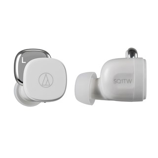 Audio Technica ATH-SQ1TW White True Wireless Bluetooth Earphones