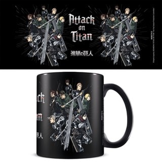 Strike Team Attack On Titan Black Mug