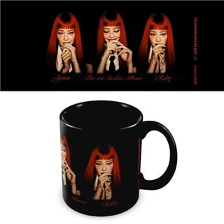 Jennie Blackpink Ruby Album Cover Black Mug