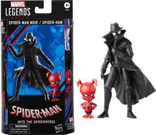 Spider-Man Noir & Spider-Ham (2 Pack) 60th Anniversary Hasbro Marvel Legends Action Figures