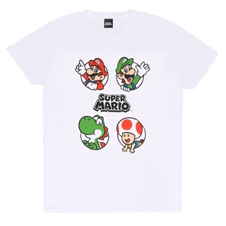 Circles Nintendo Super Mario White Tee