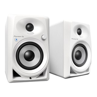 Pioneer DJ DM-40DBT White 4" Bluetooth Monitor Speakers