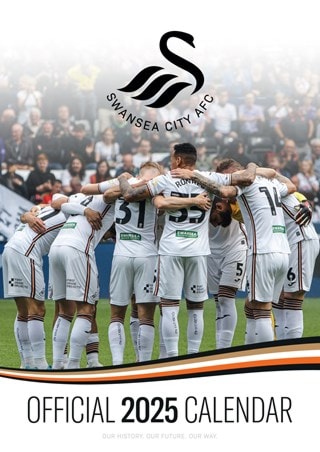 Swansea City FC 2025 A3 Calendar