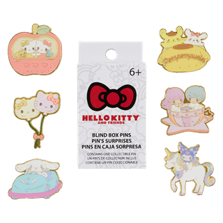 Sanrio Hello Kitty And Friends Carnival Loungefly Blind Box Pin Set