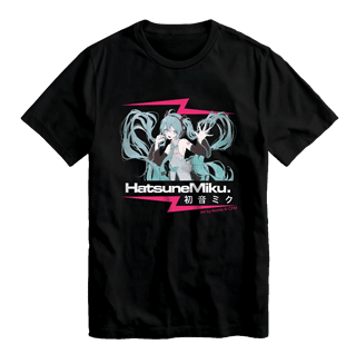 Electric Mike Hatsune Miku Black Tee