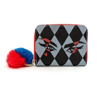 Loungefly X DC Comics Birds Of Prey Harley Eyes Zip Around Wallet