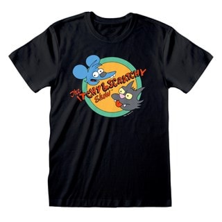 Itchy And Scratchy Show Simpsons Tee